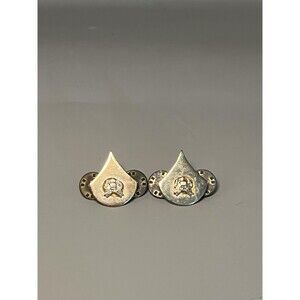 Vintage US Army Airborne Jumpmaster Senior Paratrooper Badge Pin Lot Pair